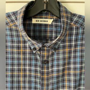 Ben Sherman Men's Multicolor Plaid Shirt